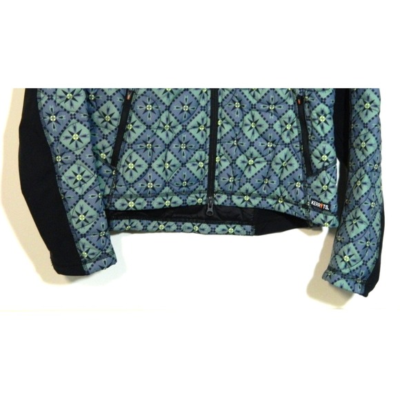 Kerrits GREEN Jacket Womens Medium Quilted Performance Equestrian Zip Pockets - Picture 4 of 12